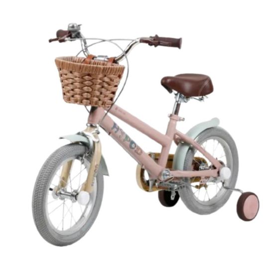 صورة دراجة كيتونج للاطفال بسلة أمامية بشكل قش وكفرات مقاس 18